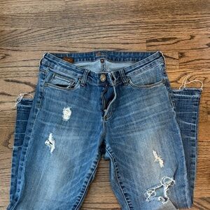 Kut from the Kloth Ripped Blue Skinny Jeans